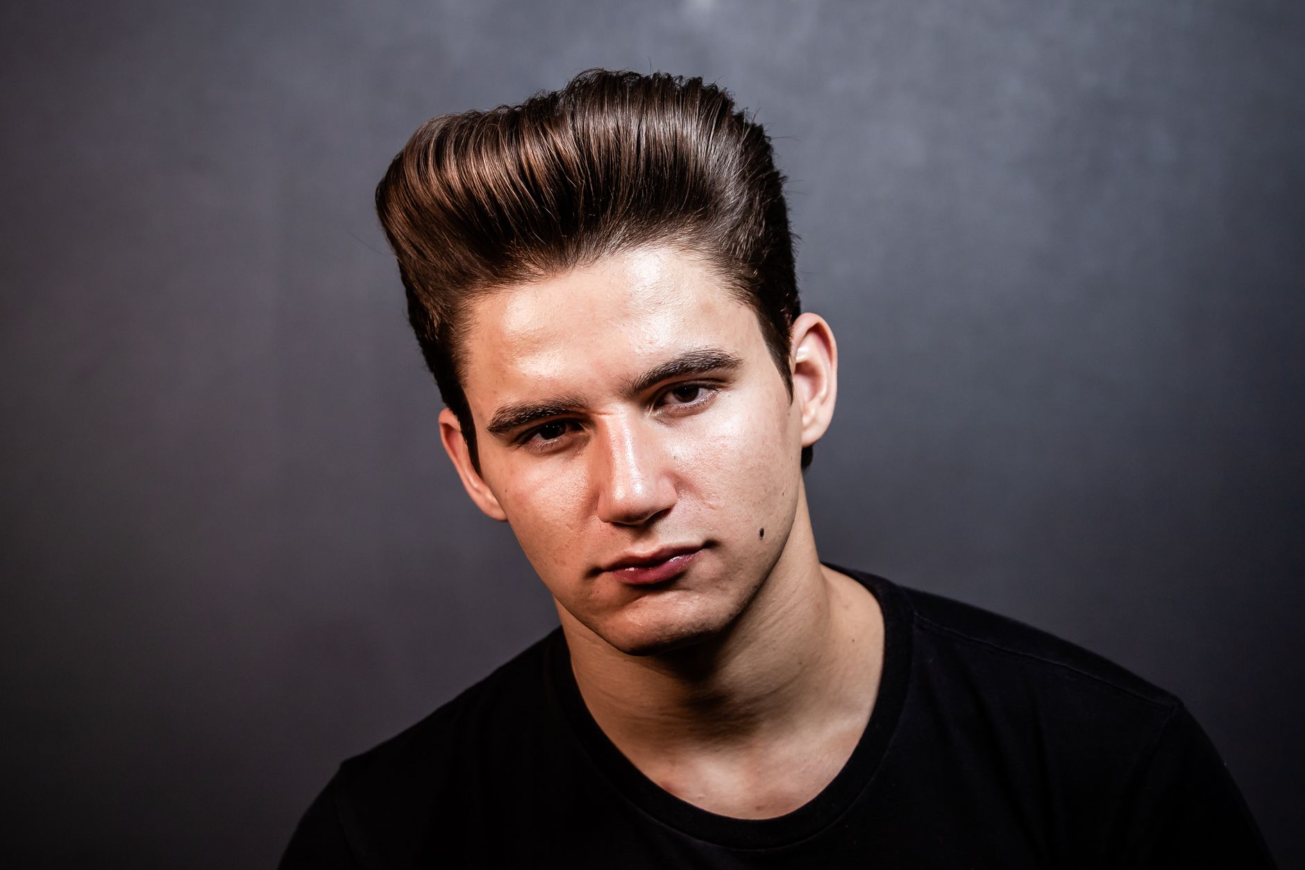 Pompadour styling — Brijanto Split
